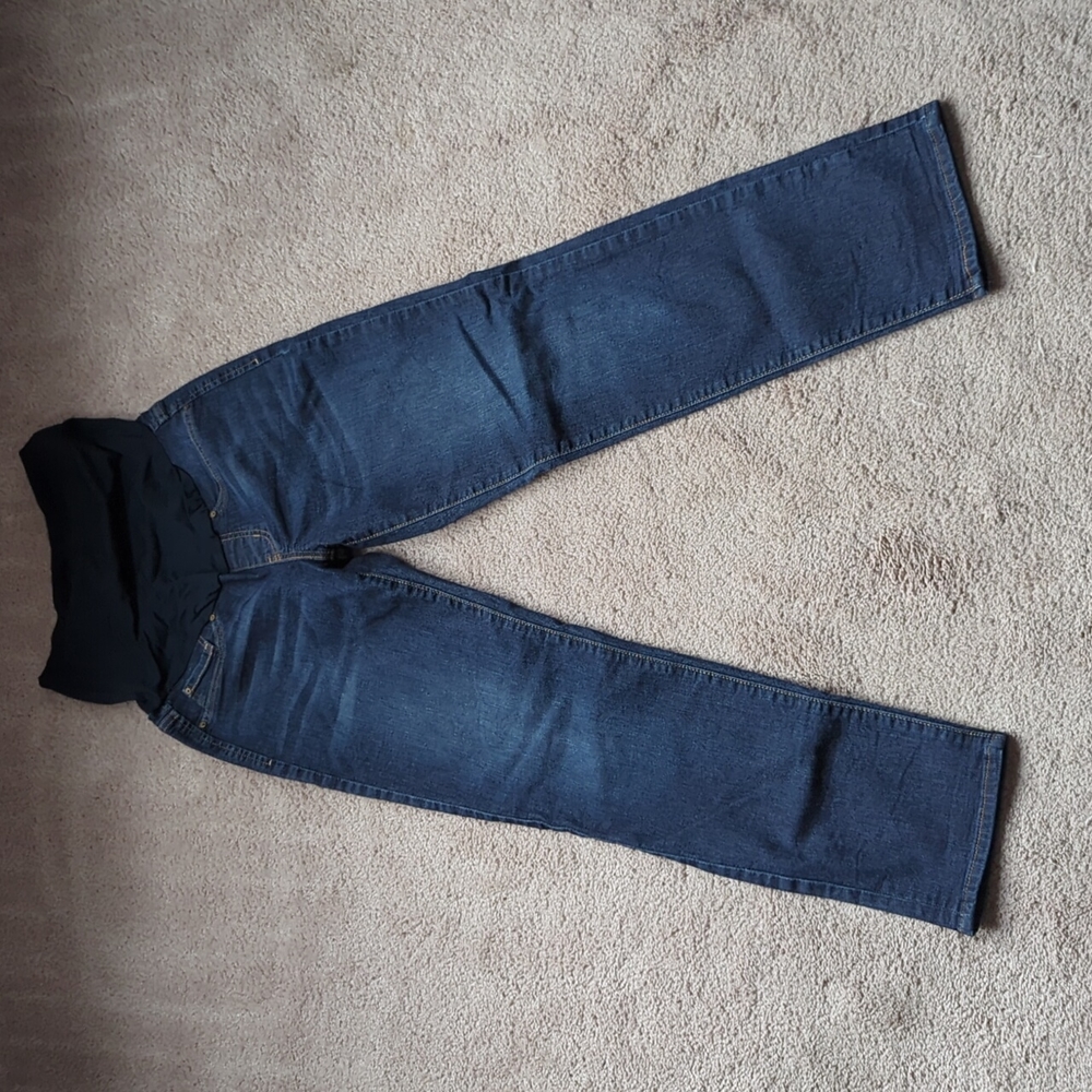 Levi slim boyfriend maternity jeans